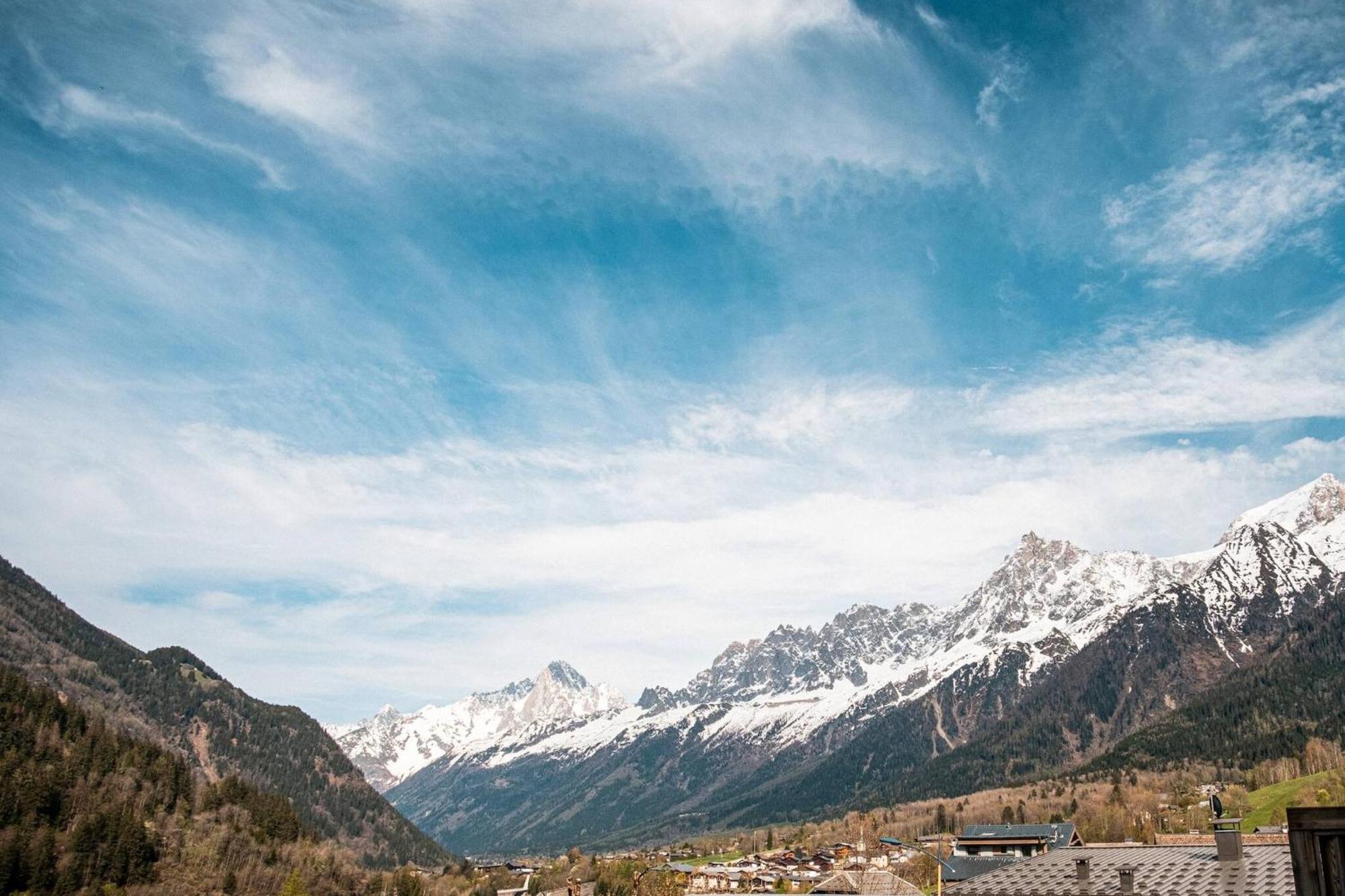 Appartement Bellevue Au Pied Des Pistes Les Houches Buitenkant foto